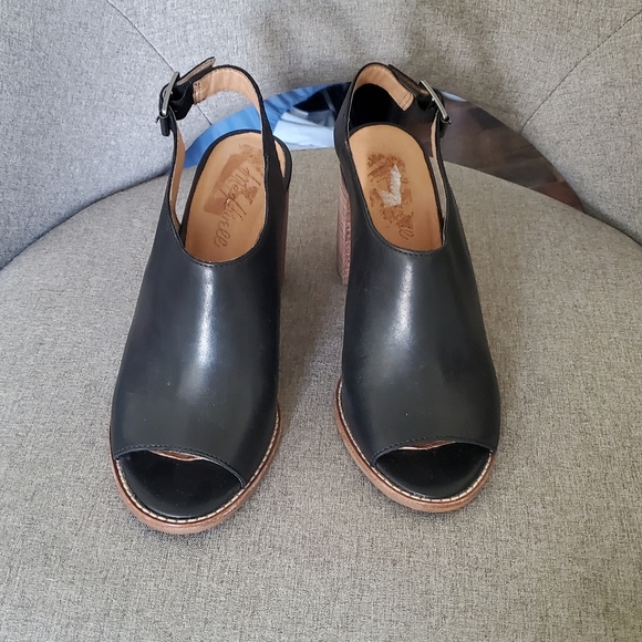 Madewell Cary Sandal, black sz 8 - Picture 2 of 8